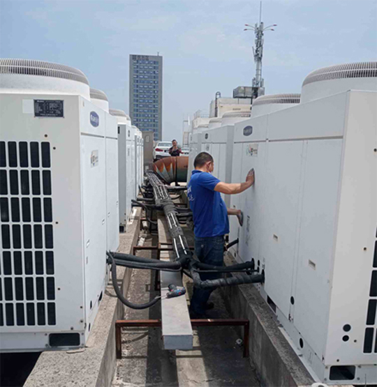 始兴中央空调制热和不制冷系统维修方法